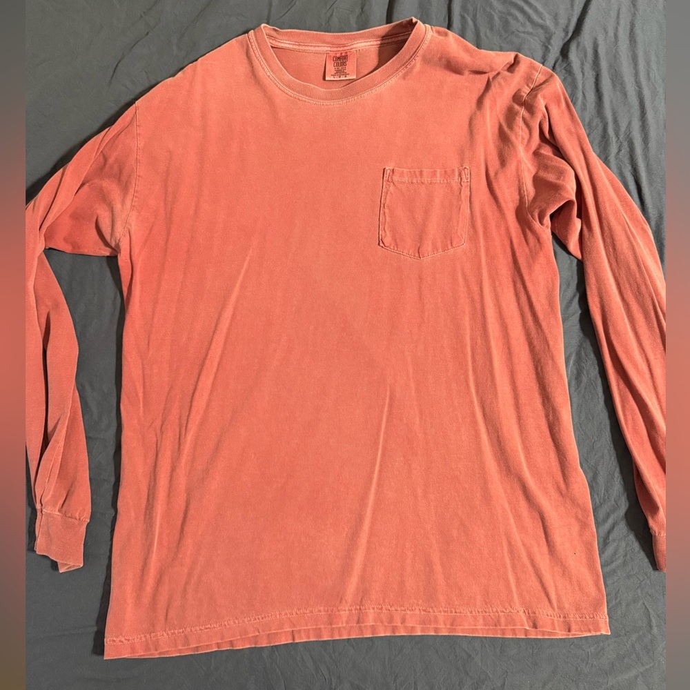 Comfort Colors Red Long Sleeve Shirt